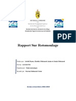 Rapport Sur Rotomoulage: Année Universitaire 2022-2023