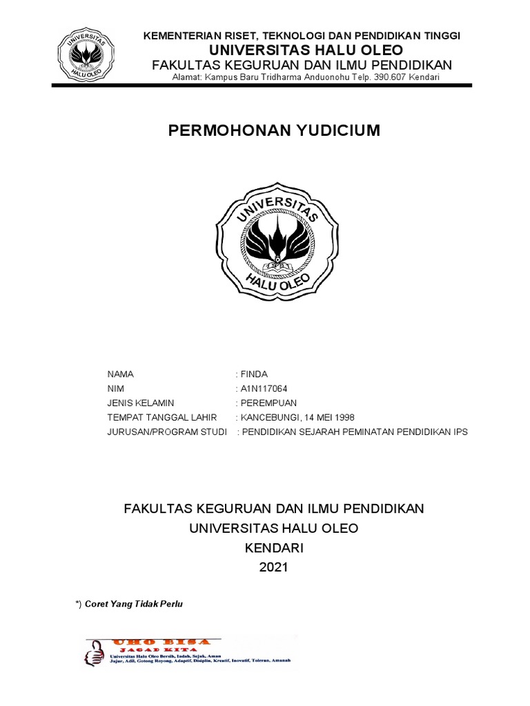 Permohonan Yudisium | PDF