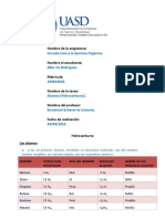 Alcanos (Hidrocarburos).