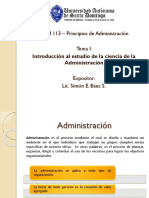 1 - Introducción Al Estudio de La Administración