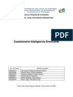 Cuestionario Inteligencia Emocional - Grupo 9