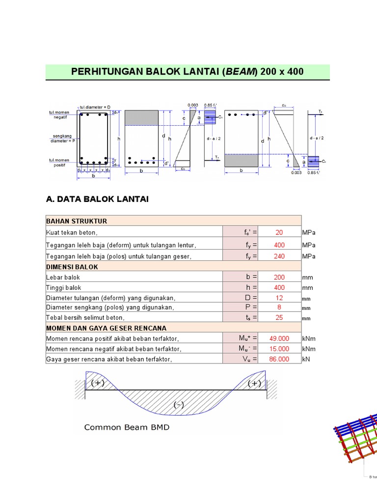Balok Lantai | PDF