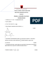 Olimpiada e Matematikes Klasa X Faza I Viti Shkollor 2018-2019