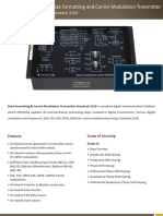 Data Formatting and Carrier Modulation Transmitter