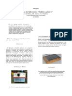 Análisis químico metal mediante espectrometría