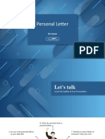 Personal Letter (Autosaved)