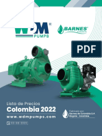 Lista de Precios Barnes de Colombia 30-08-2022