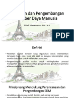 MSDM - Pelatihan Dan Pengembangan SDM