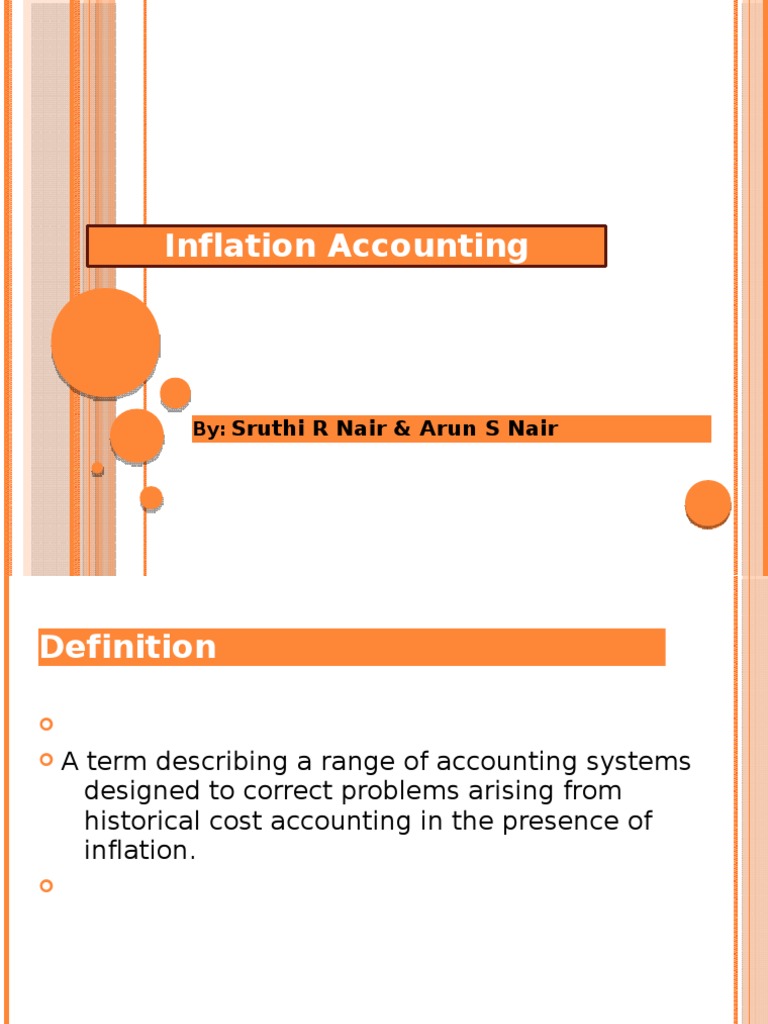 Inflation Accounting Pdf Inflation Accounting Historical Cost