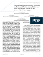 To Study The Association Between Maternal Depression & Agency and Child Under-Nutrition, Stunting and Wasting Among Children Less Than 2 Years Age From The Rural Underserved Area