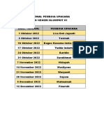 Jadwal Pembina Upacara