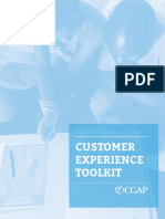 CUSTOMER EXPERIENCE TOOLKIT GUIDE