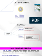 Chapter 14 - Cost of Capital (Kelompok 6)