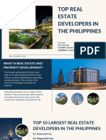 Group 6 - Top Real Estate Developers in The Philippines