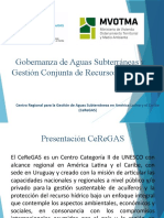 Gobernanza de Aguas Subterráneas y Gestión Conjunta de Recursos Hídricos (A Manganelli)