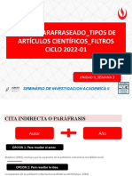 Semana 03 - Teoria - Citas - Parafraseado - 2022-01