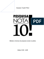 Livro Pesquisa Nota 10 Professora Susana Taule Pinol