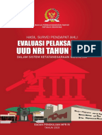 2020 - Hasil Survei Pendapat Ahli Evaluasi UUD NRI Tahun 1945 (Bab I-III)