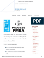 10 Steps To Do A Process Failure Mode and Effects Analysis