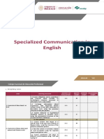 Rubrics-Specialized Communication in English