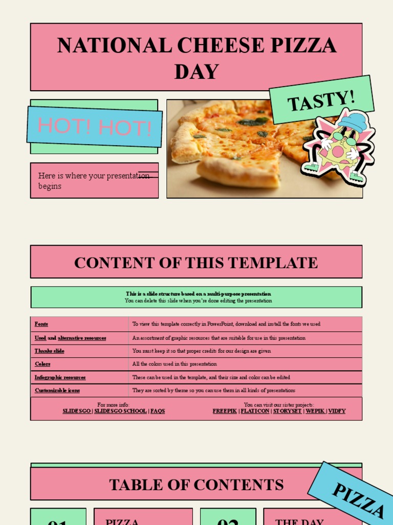 National Cheese Pizza Day PDF Mercury