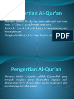 Pengertian Al-Qur'an Kls 7