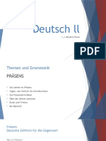 Deutsch 2 - Gegenwartsform