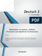 Deutsch 3 - Nominativ
