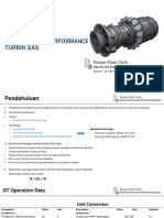 Perhitungan Performance Turbin Gas Metode Input - Output