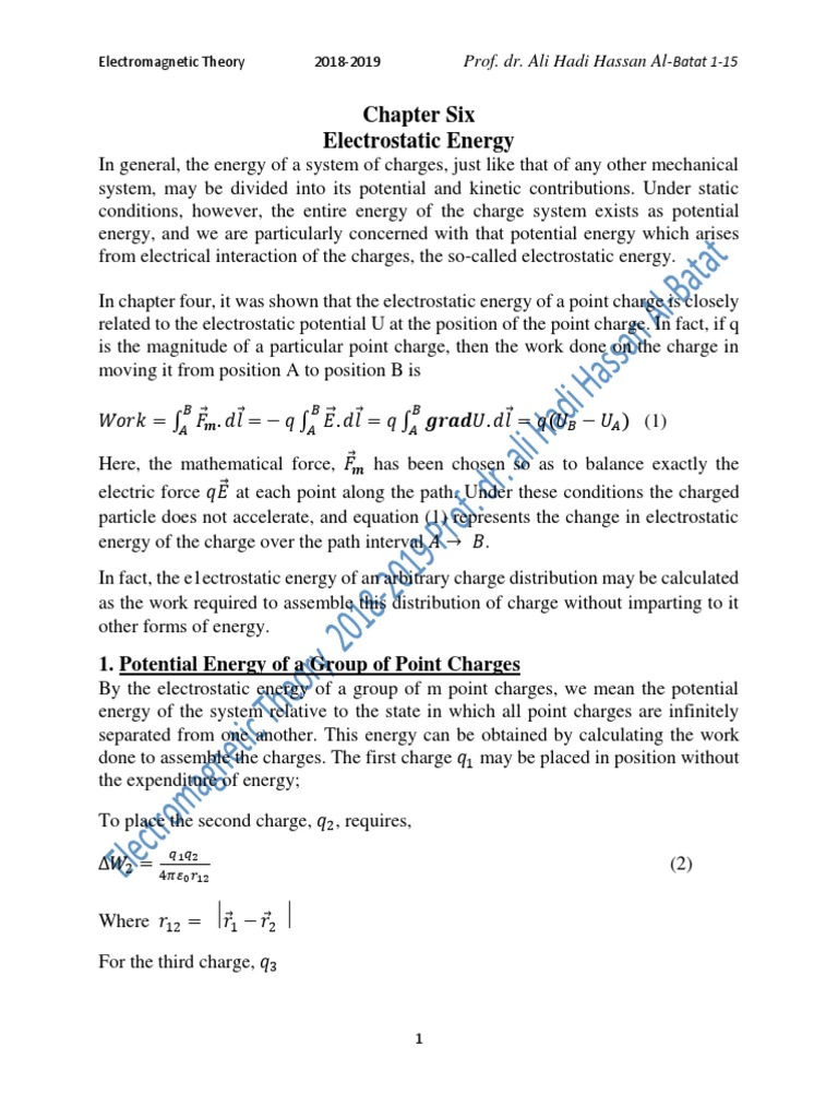 Physics Galaxy Reading Resource Pdf Capacitance Capacitor