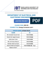 EEE 210 Lab Mini Project