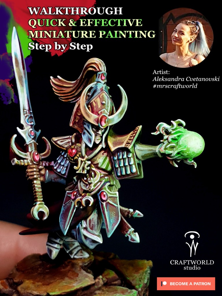 Step-by-Step Miniature Painting Guide | PDF | Chemistry