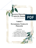 HERRAMIENTAS Y TECNICAS DE PLANEACIÓN RH Ok