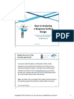 Keys To Analyzing An RSM Design