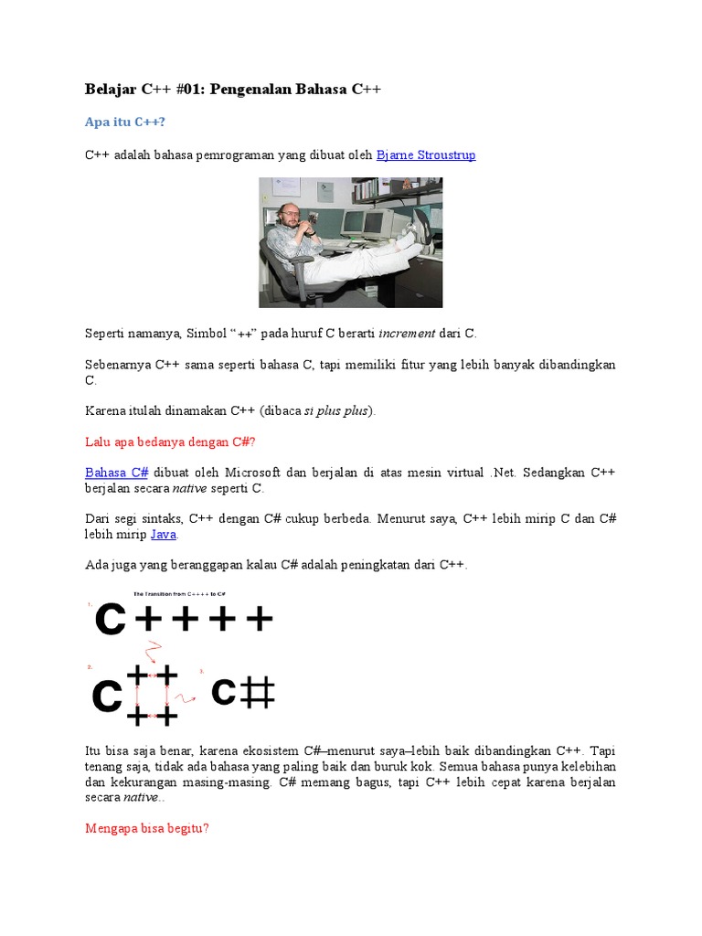 Pengenalan Bahasa Pemrograman C++ | PDF | Seni | Komputer