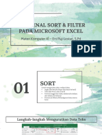Sort Dan Filter - Excel