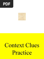 Context Clues Power Point