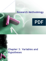 Research Variables and Hypotheses