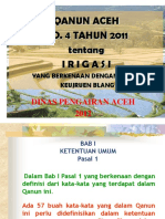 Qanun Irigasi Aceh (Keujruen Blang)