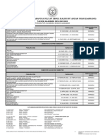 UniSHAMS Academic Calendar 2022-2023