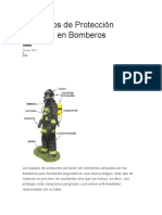 Elementos de Protección Personal en Bomberos