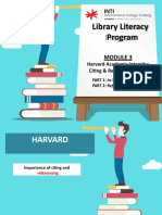 Module 3 - Harvard Reference & Citation