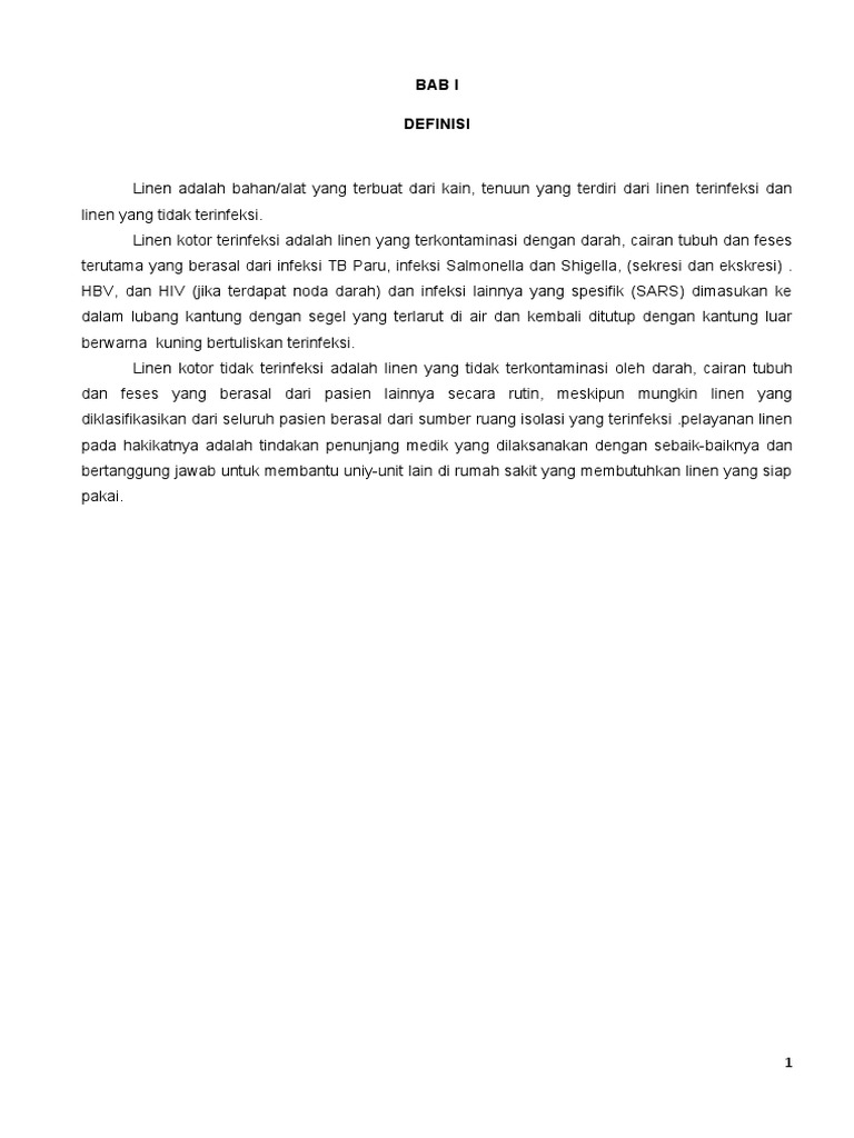 Panduan Linen Laundry PDF