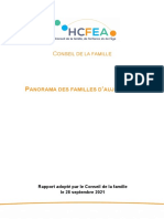 Rapport - Le Panorama Des Familles 2021