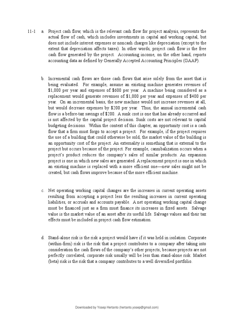 Capital Budgeting 5 | PDF | Depreciation | Expense