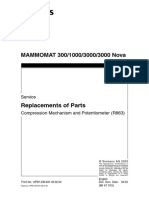 Siemens Mammomat 300 1000 3000 3000 Nova Service Manual Compression Mechanism