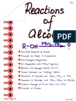 Reactions of Alcohols