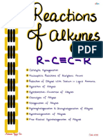 Reactions of Alkynes