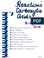 Reactions of Carboxylic Acid