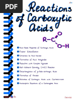 Reactions of Carboxylic Acid